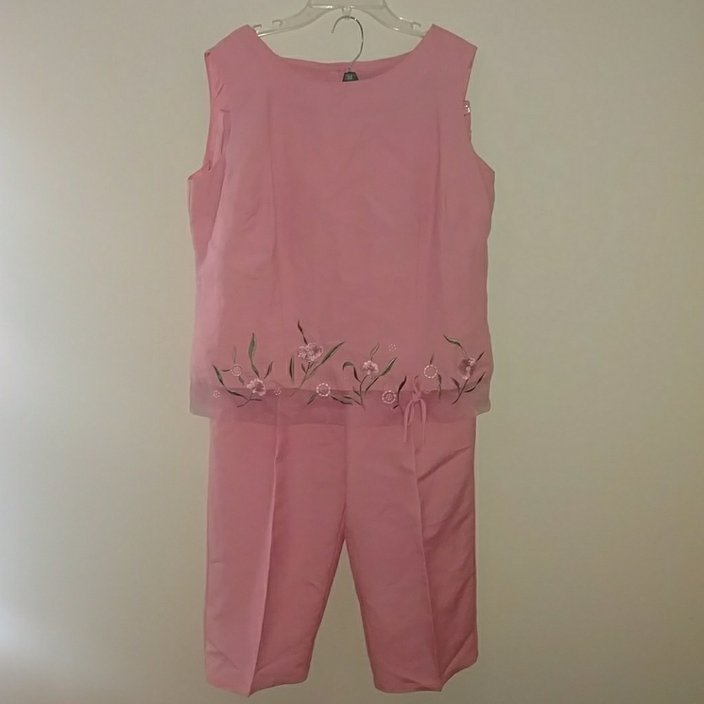 Matching 2 piece pink suit