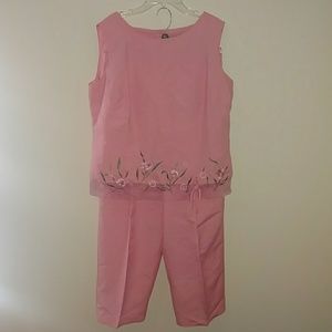 Matching 2 piece pink suit