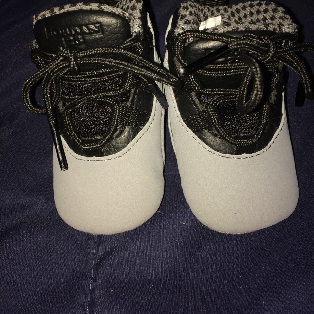 Infant Jordan 10's Grey and black