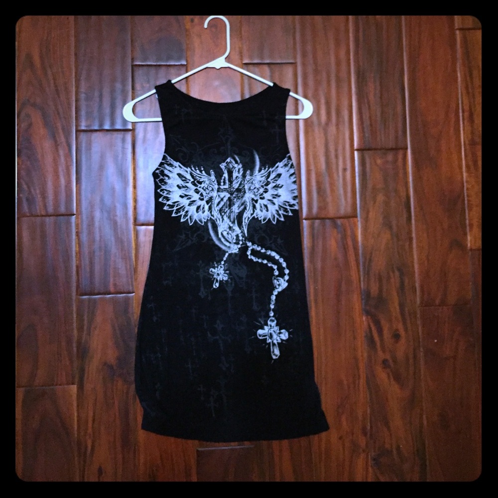 Gothic Graphic Tank Top