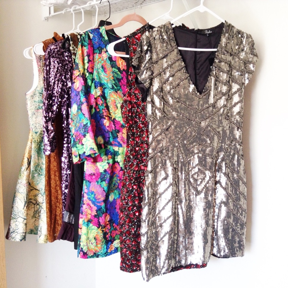 Parker embellished dress