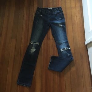 Free People Ripped Skinny Jeans