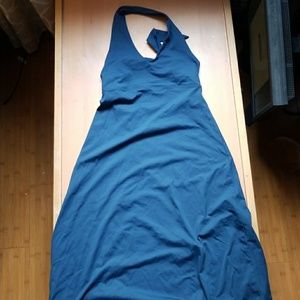 Patagonia morning glory Halter Dress blue size m