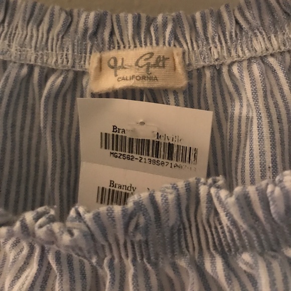 Blue Striped Maura Top - Picture 2 of 2