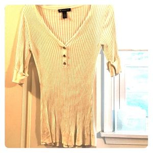 INC stretchy 3/4 sleeve top