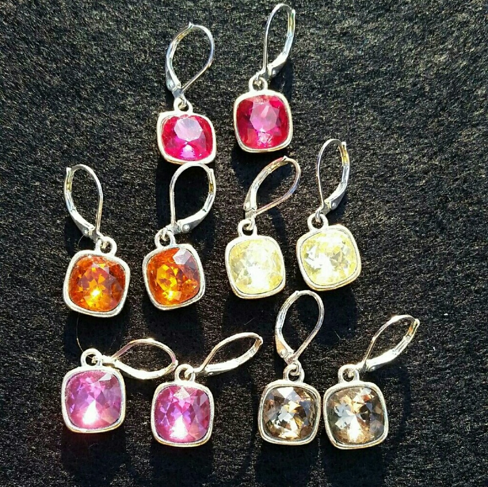 Joan Rivers Simulated Gemstone  Earrings