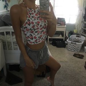 Reversible halter top