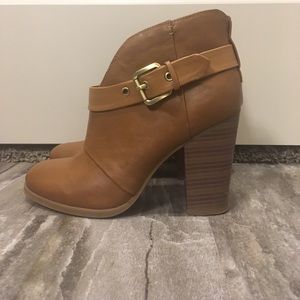 JustFab Brown Booties