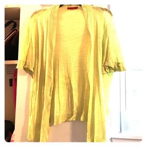 Short sleeve cardigan