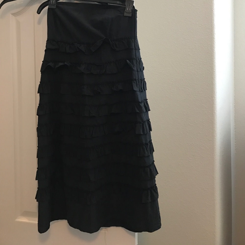 Little black strapless dress