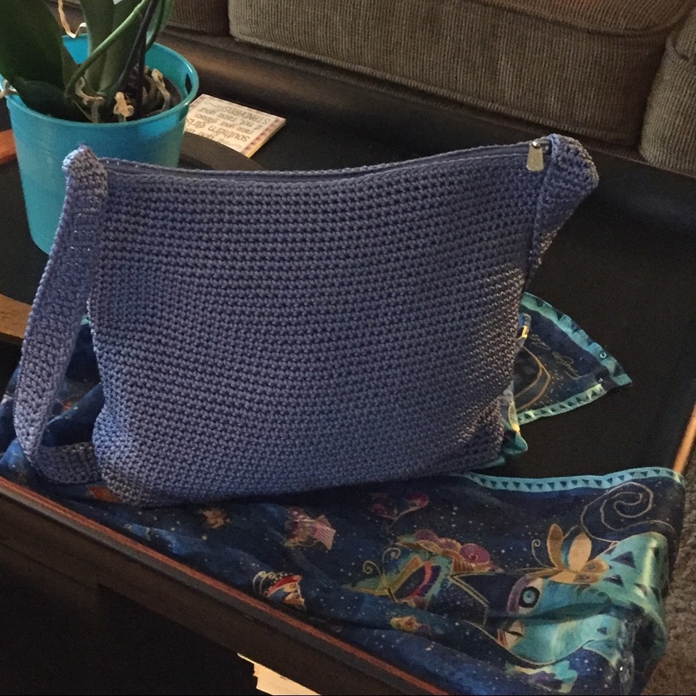 Pretty blue Classic SAK shoulder bag, rarely used
