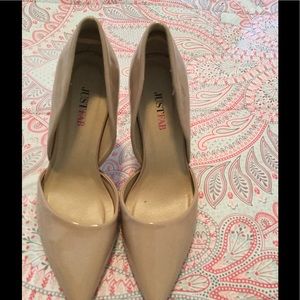 Just fab nude heels
