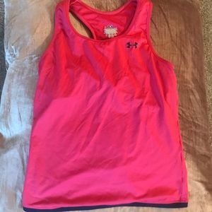 Under armor tank with built in sports bra