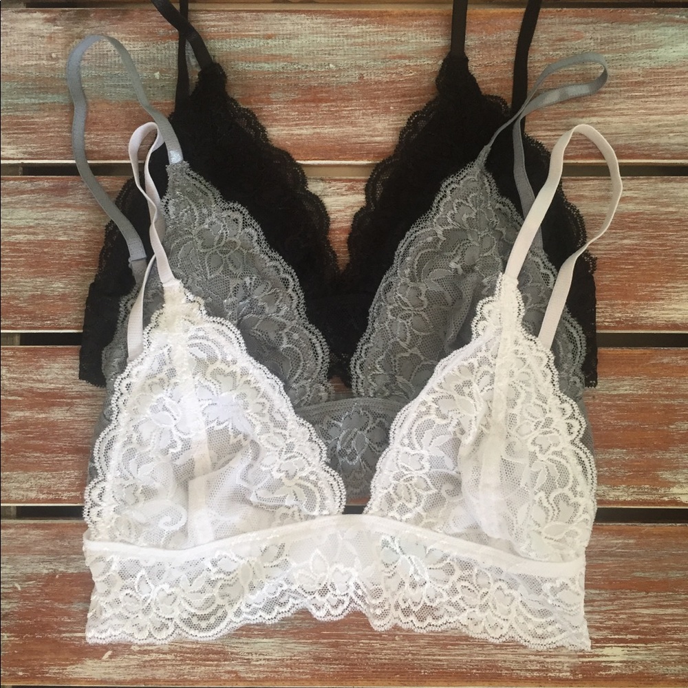 Lace bralette, bralette, bralettes, triangle bra