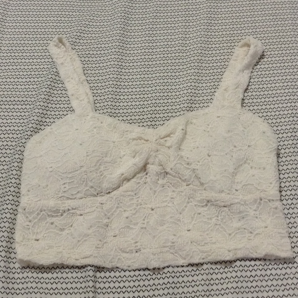 Lace crop top