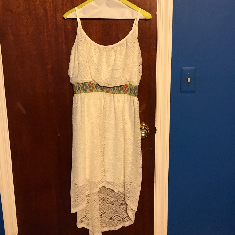 White lace dress