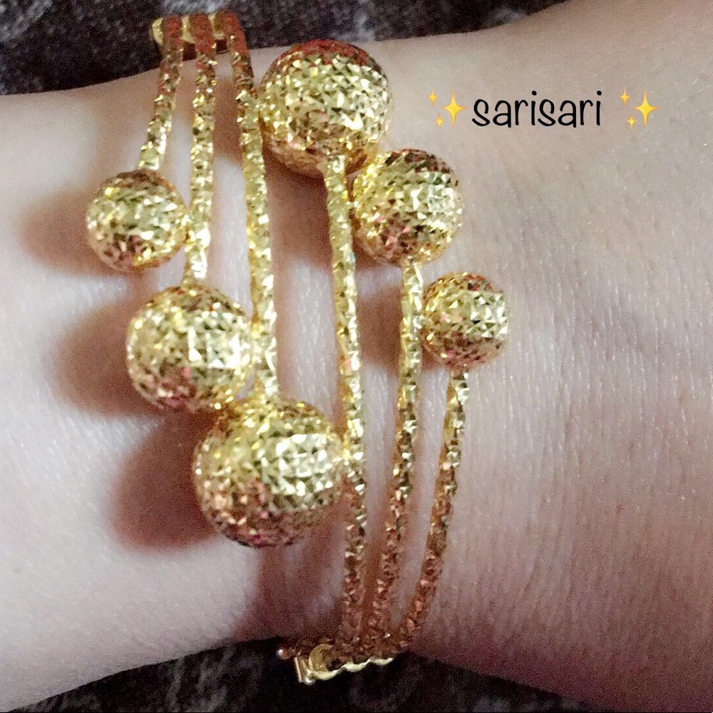21k real ✨gold ✨bangle bracelet 16.88 grams...