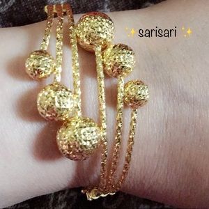 21k real ✨gold ✨bangle bracelet 16.88 grams...