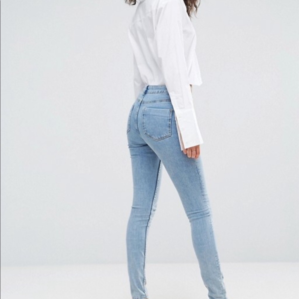 ASOS light wash jeans (tall)