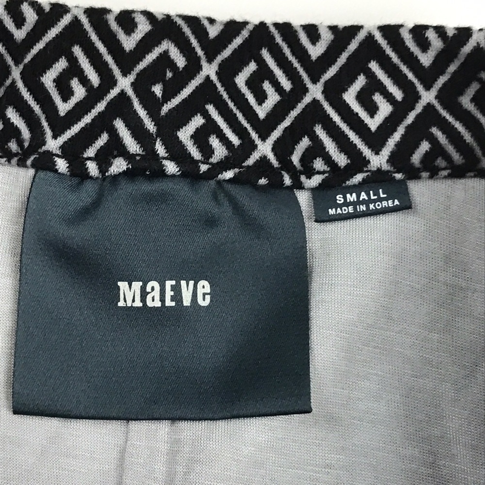 Anthropologie Maeve Geotile Pencil Skirt Intarsia - Picture 7 of 8