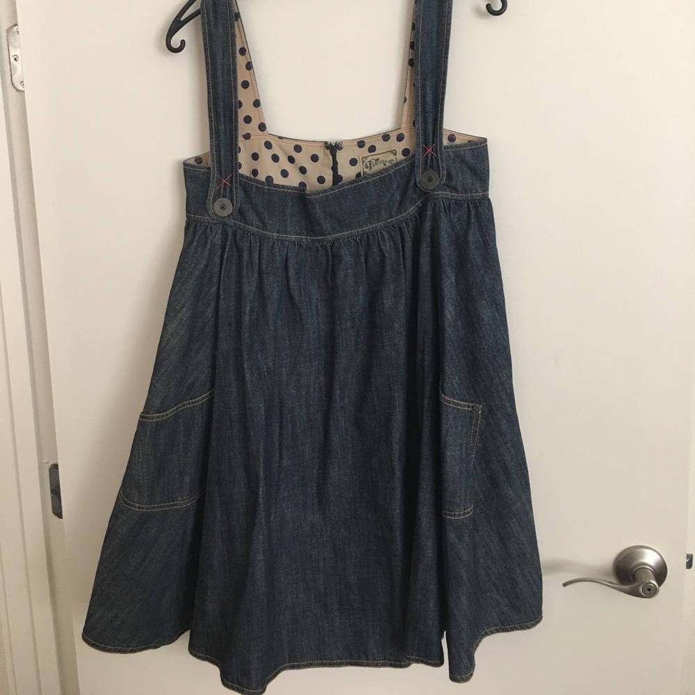 Denim swing sundress