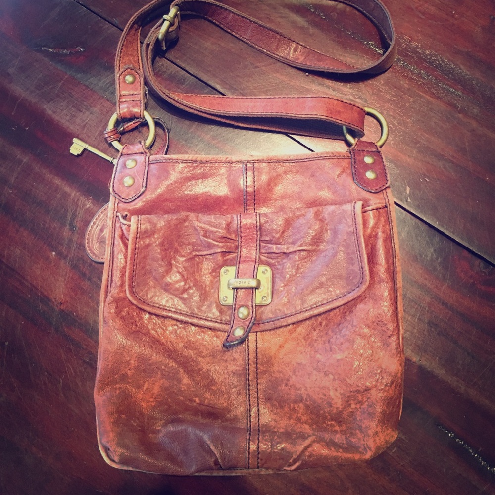 Fossil Leather Crossbody