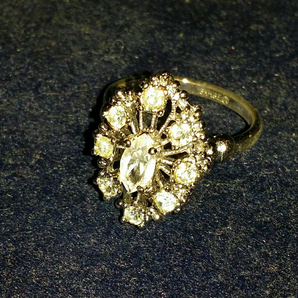 Ladies CZ Cocktail Ring