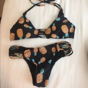 Pineapple Print Bikini