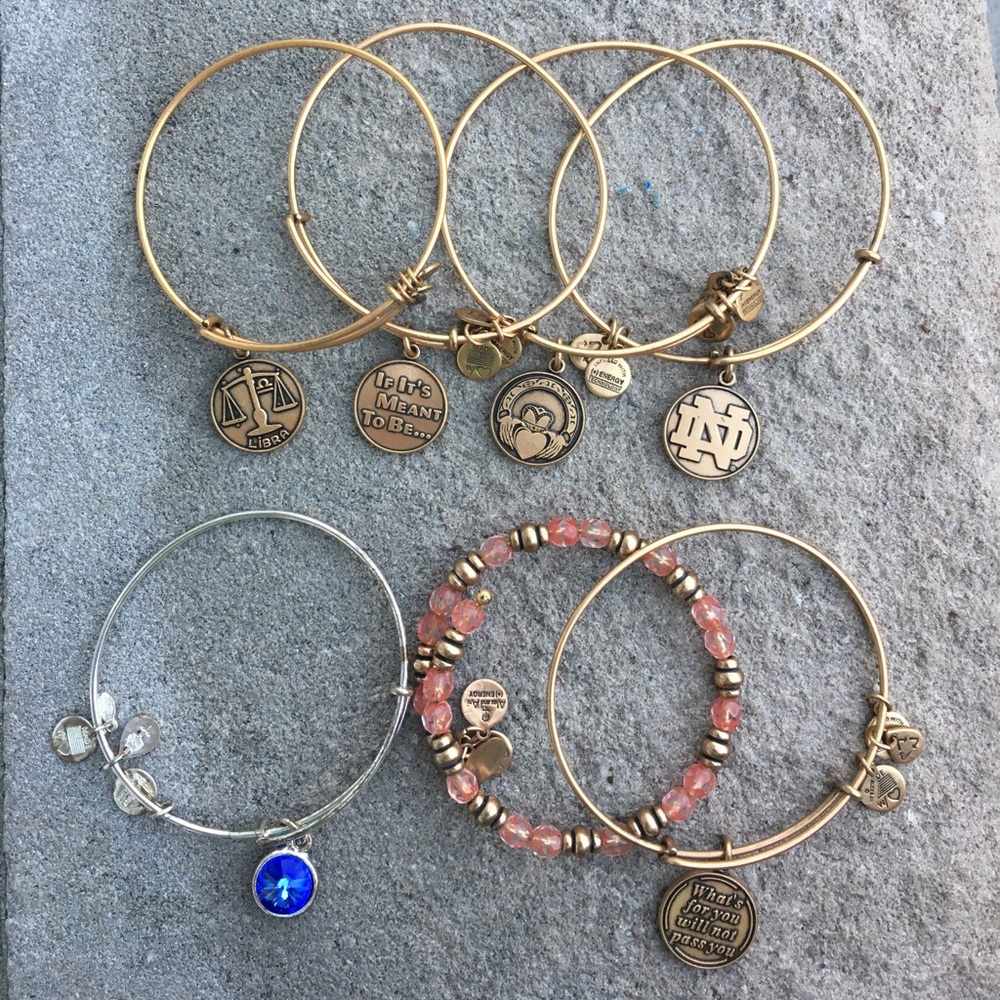 7 Alex and Ani bangles