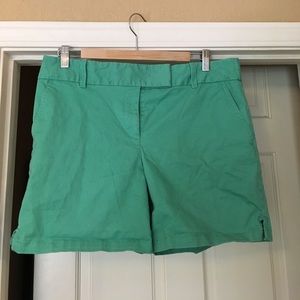 LOFT Green Canvas Shorts