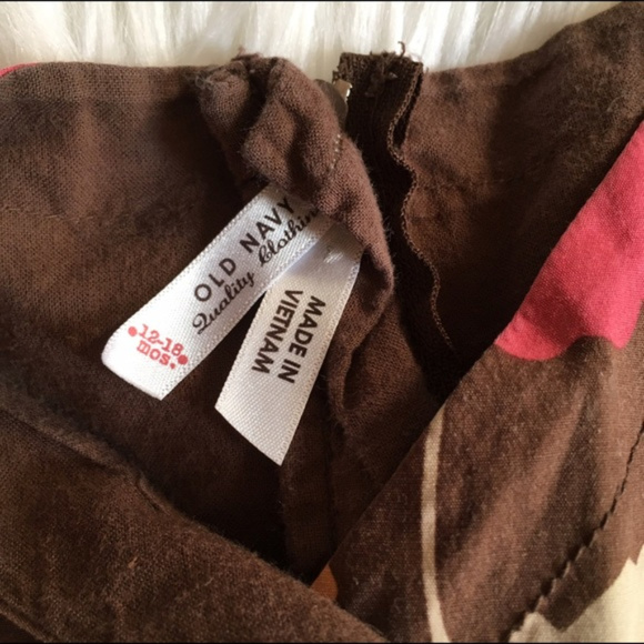 Old Navy Floral Surplice Dress 12-18mo - Picture 5 of 5