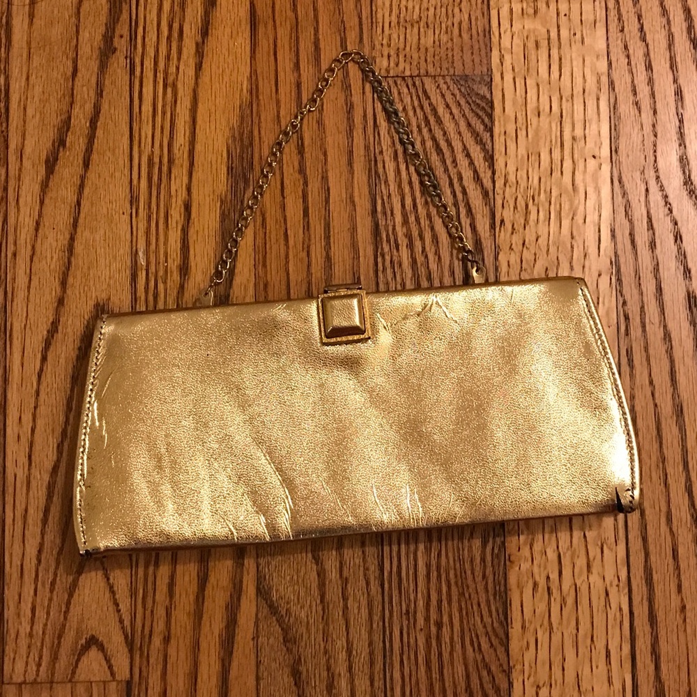 Vintage Gold Clutch