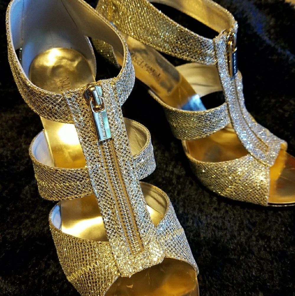 Michael Kors Gold Shoes