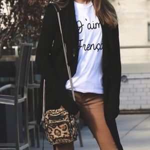 Authentic Leopard Alexander Wang Mini Camera Bag