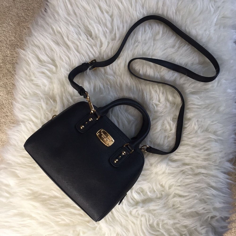 MICHAEL KORS SAFFIANO SATCHEL CROSSBODY - Picture 4 of 6