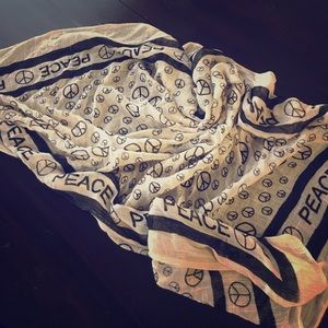 "Peace" Scarf