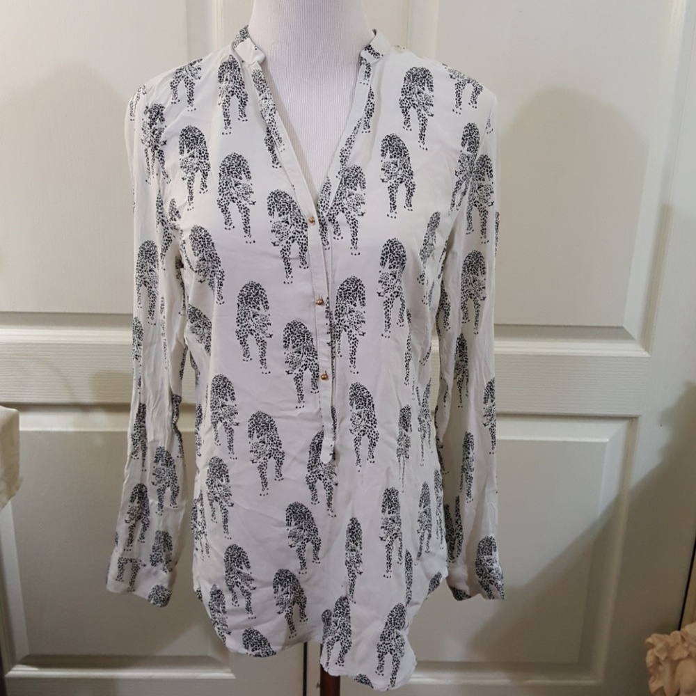 Philosophy Long Sleeve Blouse. Size Small.