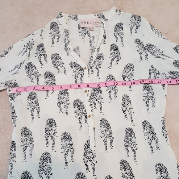 Philosophy Long Sleeve Blouse. Size Small. - Picture 8 of 8