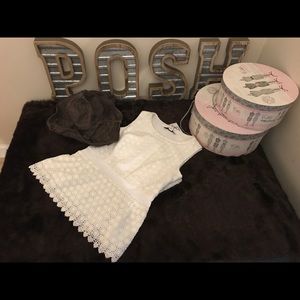 Diane vonFurstenberg Tavita Cosmic Lace Peplum Top