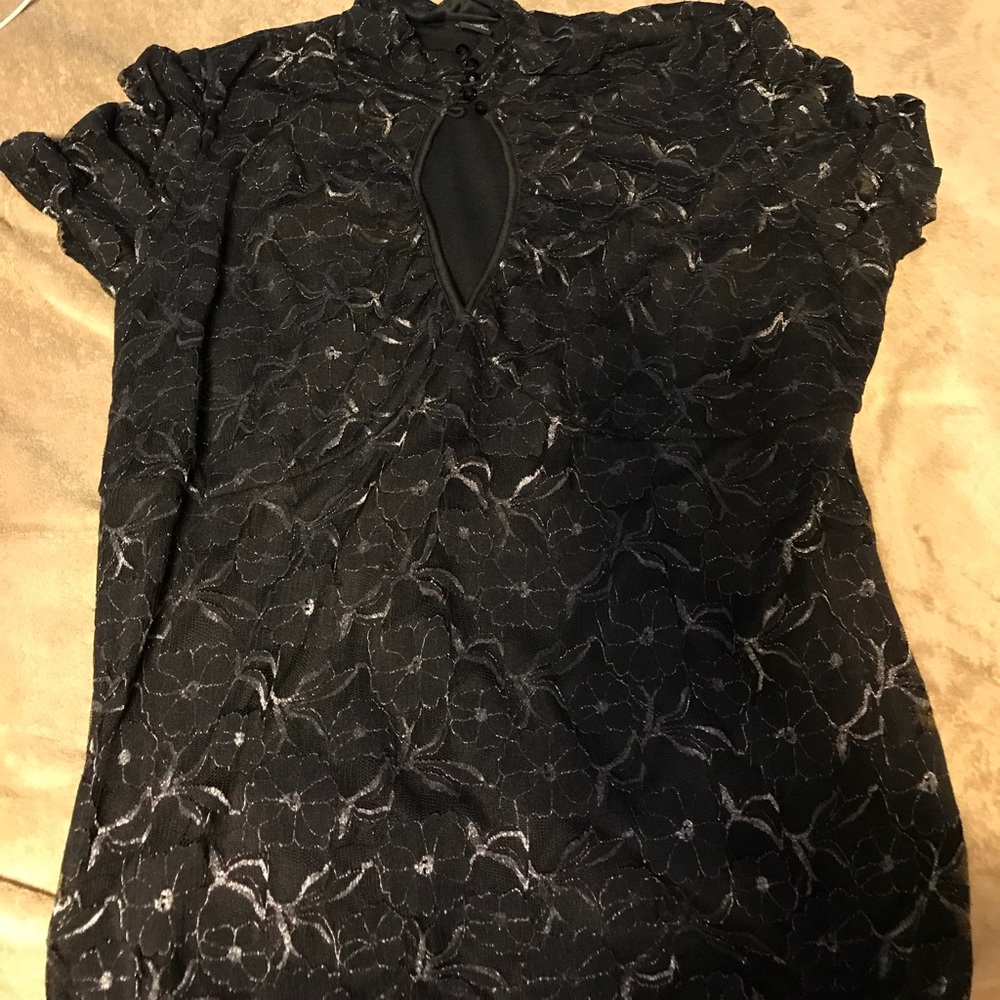 Torrid black lace top