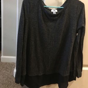 Oversized grey old navy sweater