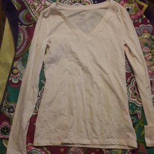 Off white long sleeve shirt