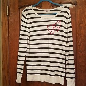 Black & White Stripes Gap Sweater Size L