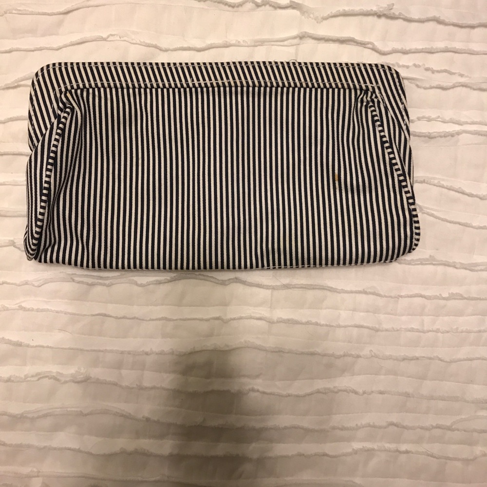 Blue & White striped Clutch; Bundle available!