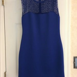 Deep blue cocktail dress, size Medium