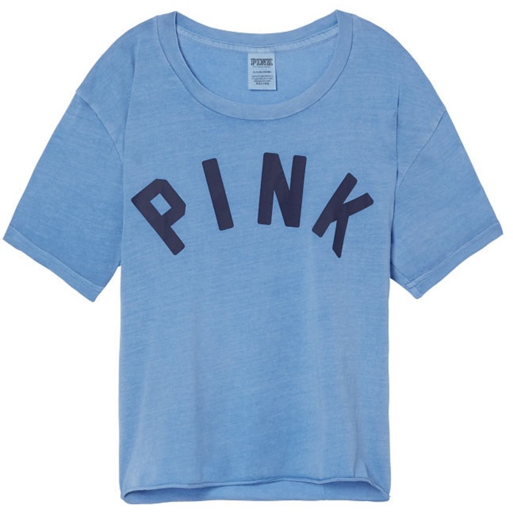 PINK VS Shrunken Campus Tee