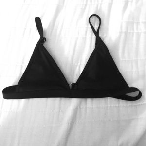 Black Brazilian bikini top