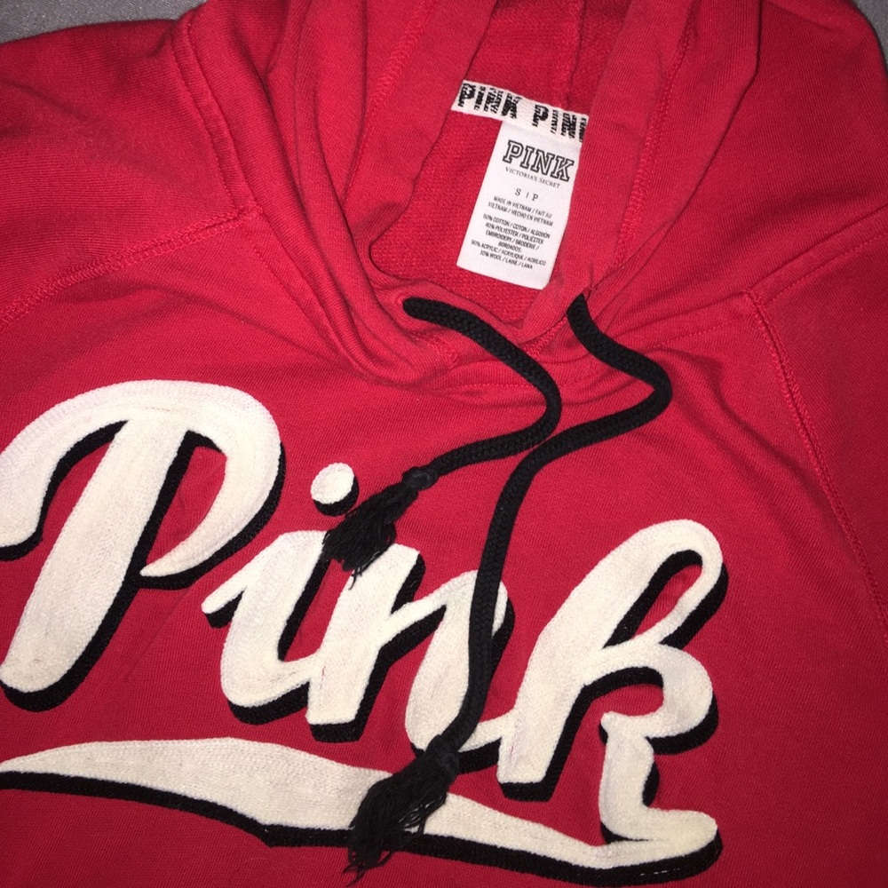 PINK red hoodie
