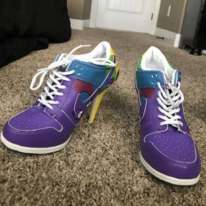 💯Nike Simpsons high heel sneakers