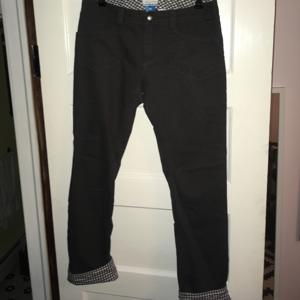 Grey Flannel Cuff Columbia Jeans
